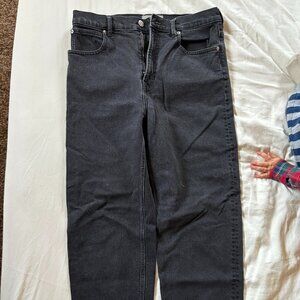 Everlane Way High Jean in True Black Size 30